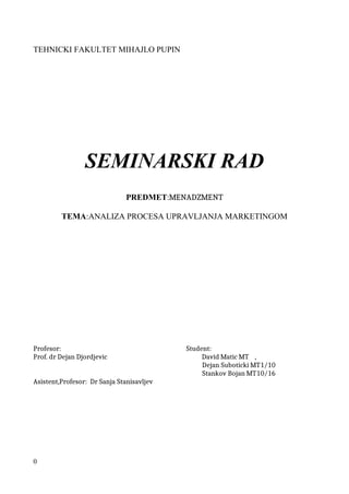 Elementi marketing mix-a: Plazma keks