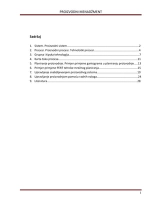 Proizvodni menadžment