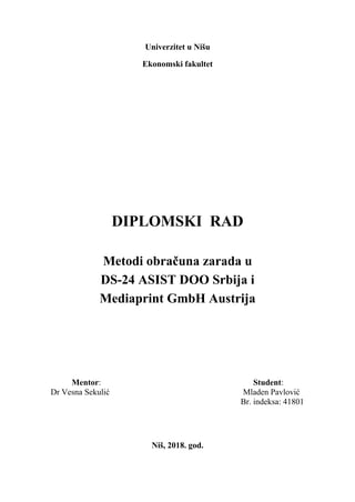 Metodi obračuna zarada