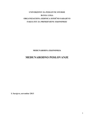 Međunarodno poslovanje