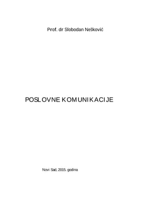 Poslovne komunikacije