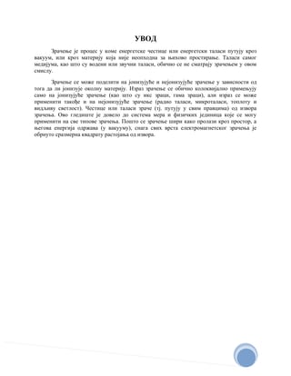 Uticaj jonizujućeg i nejonizujućeg zračenja na životnu sredinu