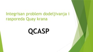 Integrisan problem dodeljivanja i rasporeda Quay krana