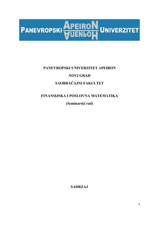 Matematičke razmere