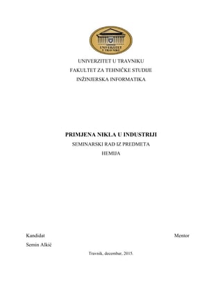 Primena nikla u industriji