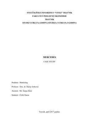 Mercedes: studija slučaja