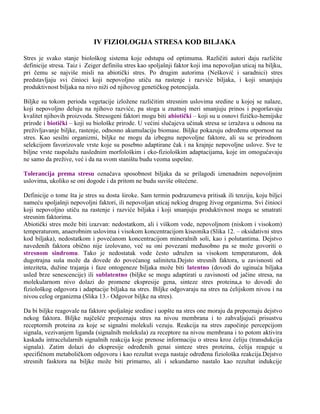 Fiziologija stresa biljaka