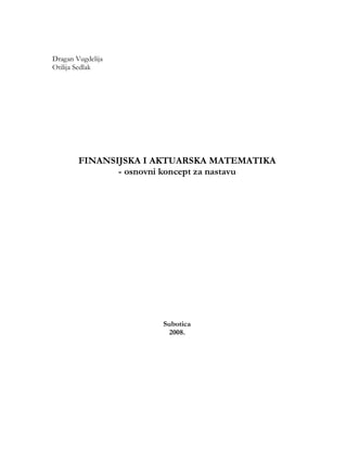 Finansijska i aktuarska matematika
