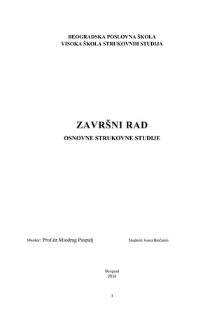 Marketing Menadžment hotela Life Design