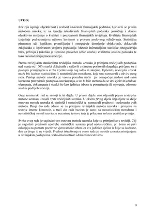 Revizijske metode uzoraka