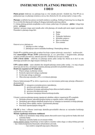 Instrumenti platnog prometa