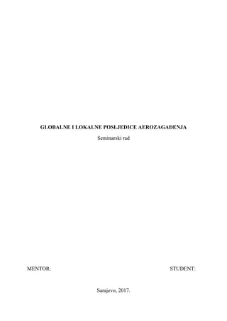 Posledice aerozagađenja