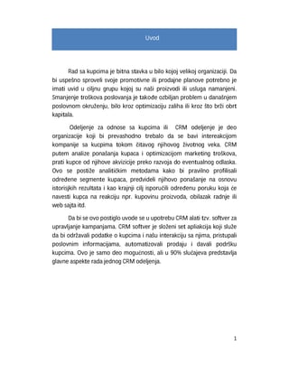 CRM kampanja reaktivacije kupaca