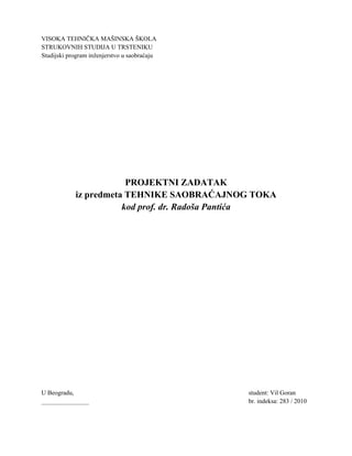 Projektovanje saobraćajnih sistema