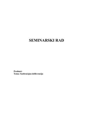 Saobraćajna delikvencija