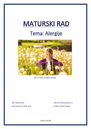 Alergije: uzroci, simptomi, lečenje i prevencija