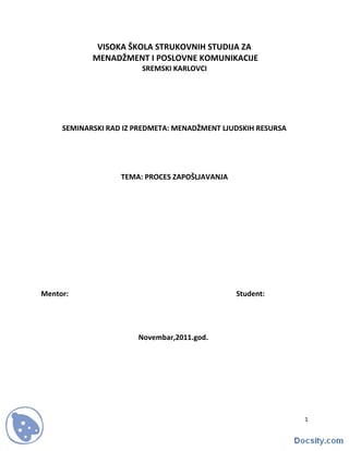 Kako doći do prvog posla