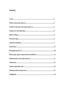 Mirno rešavanje sporova