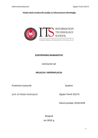 Inflacija i hiperinflacija: pojam, vrste i posledice