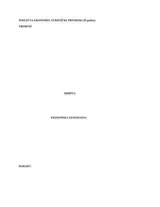 Ekonomska geografija