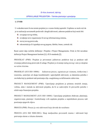 Upravljanje projektima