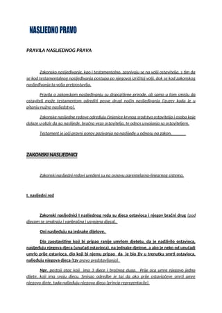 Nasledno pravo