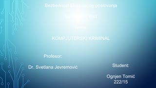Kompjuterski kriminal