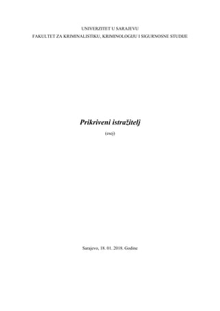 Prikriveni istražitelj