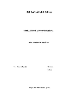 Akcionarsko društvo