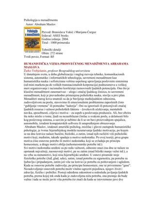 Psihologija u menadžmentu