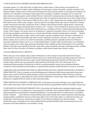 Sociologija – Pojam nauke