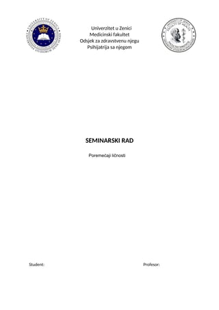 Poremećaj ličnosti