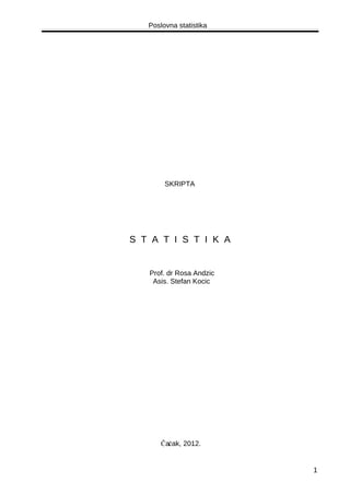 Statistika