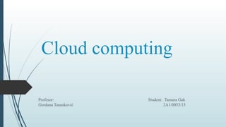 Cloud computing