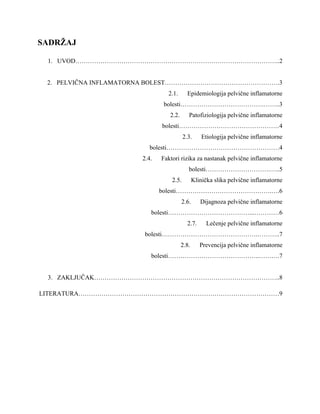 Pelvična inflamatorna bolest