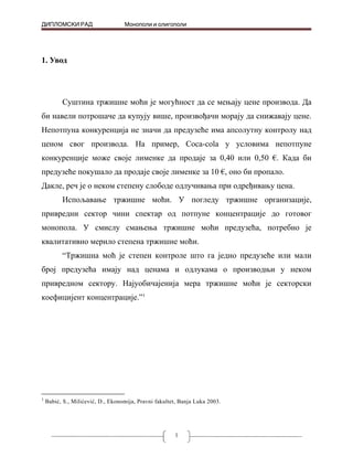 Monopoli i oligopoli