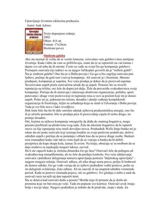 Upravljanje životnim ciklusima preduzeća