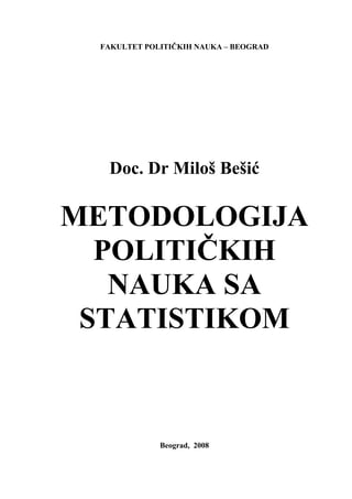 Metodologija političkih nauka sa statistikom