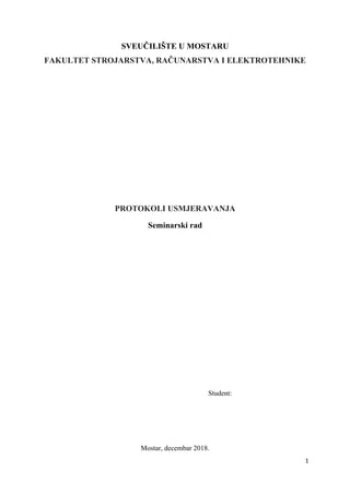 Protokoli usmjeravanja