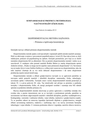 Primena u ispitivanju konstrukcija