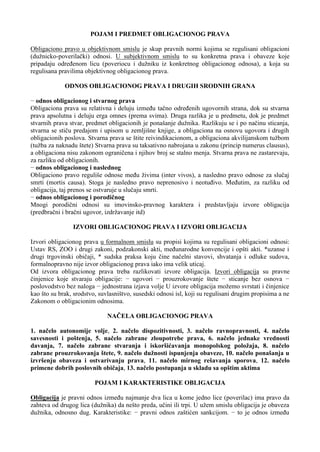 Obligaciono pravo-opšti deo