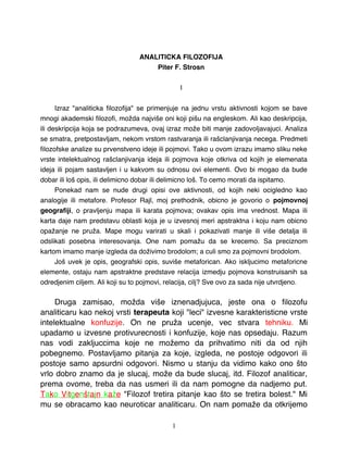 Analitička filozofija