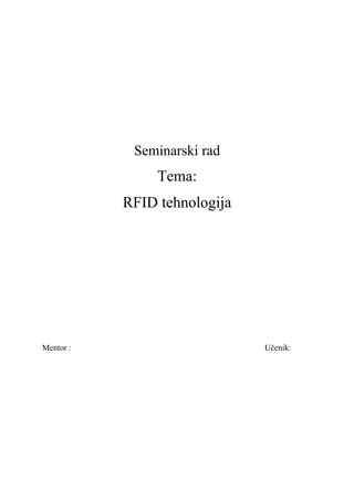 RFID tehnologija