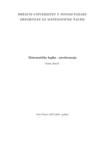 Matematička logika-predavanja