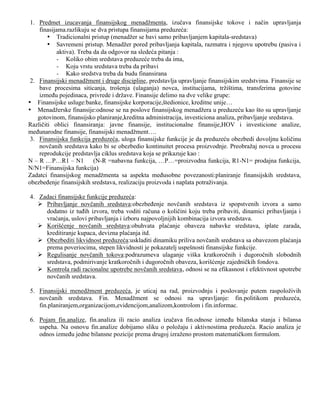 Finansijski menadžment