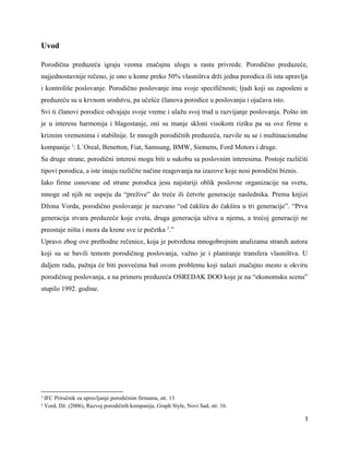 Studija slučaja porodicno preduzeće