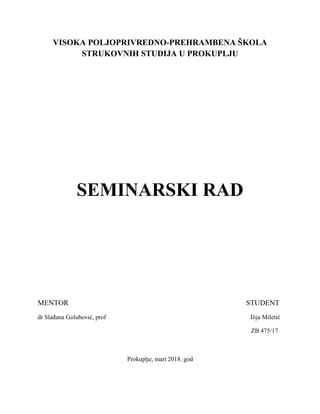 Hemijske (laboratorijske) metode ispitivanja zemljišta