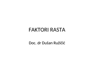 Fktori rasta