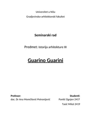 Guarino Guarini