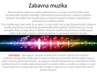 Zabavna muzika